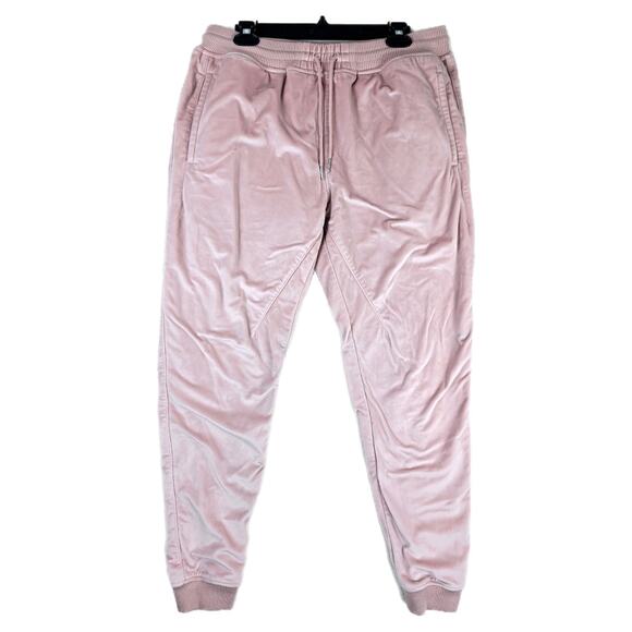 Pink Dolphin Velour Activewear Jogger Sweatpants Pink Mens XL Streetwear - Picture 1 of 13